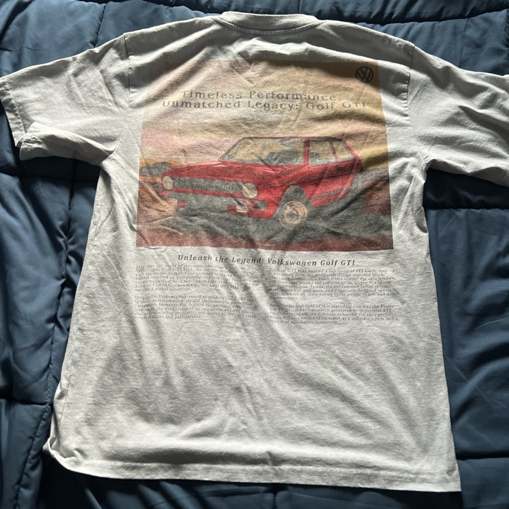 White Short Sleeve Tee with Graphic Design